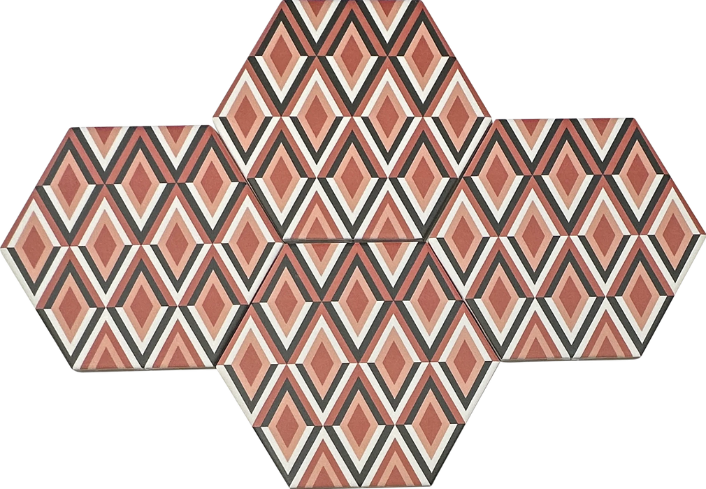 Flamingo Metropolitan Hexagon Tile For Kitchen 