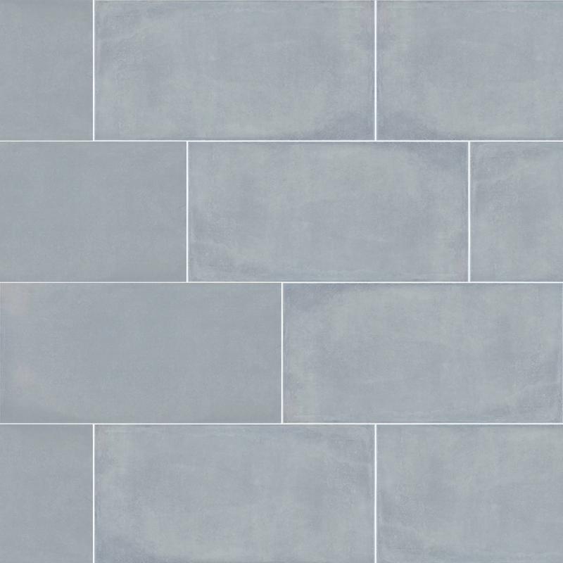 flow blue ceramic wall tile