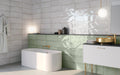 folk glossy bathroom wall tiles