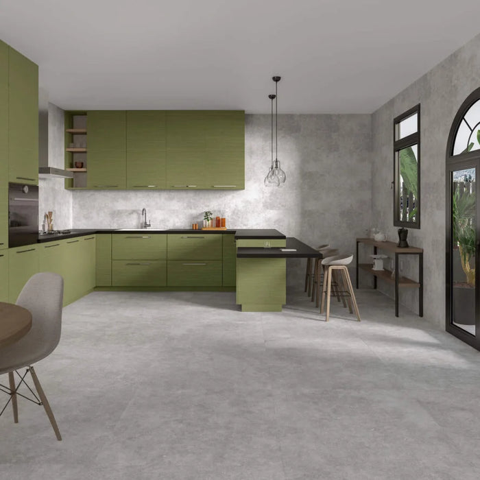 Grain Stone Grey Kitchen Wall And Floor porcelain Tile