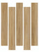 honey buff light brown wood luxury vinyl plank flooring for the kitchen