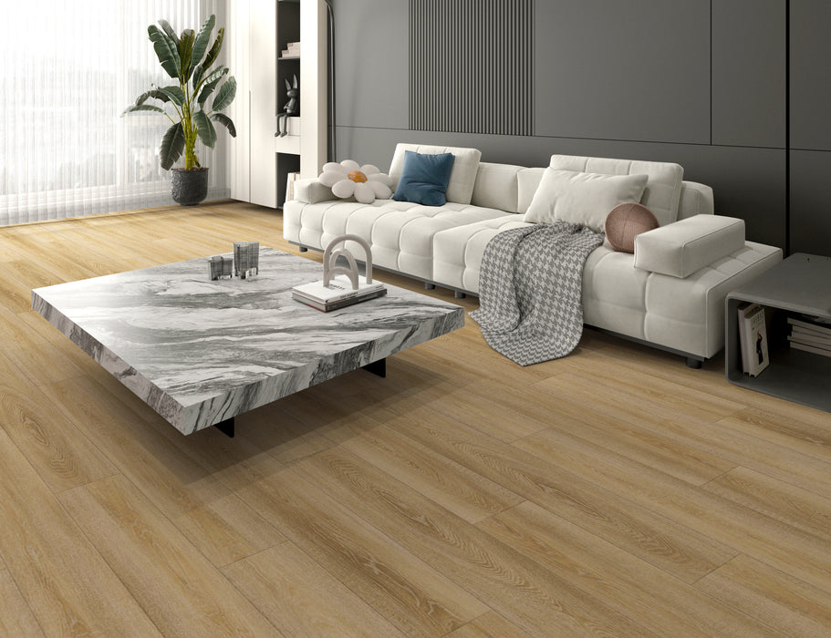honey buff luxury vinyl plank light brown living room flooring
