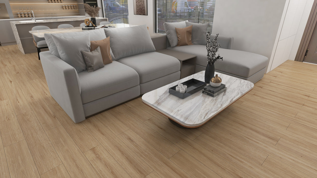 irish cream luxury vinyl plank flooring for the living room