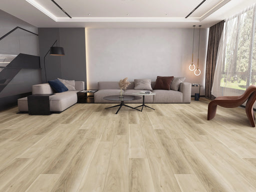 kaneohe bay light brown lvp living room flooring