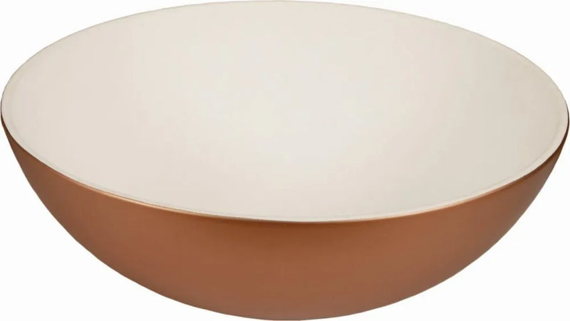 White & Copper Washbasin