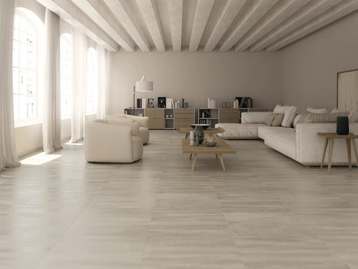 Lincoln Grey 24" X 24" living room floor tiles