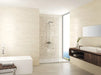 lincoln grey malla mosaic bathroom shower wall tile
