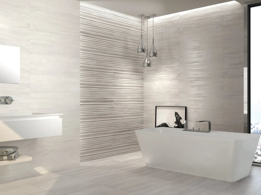 lincoln grey track ceramic bathroom wall tile