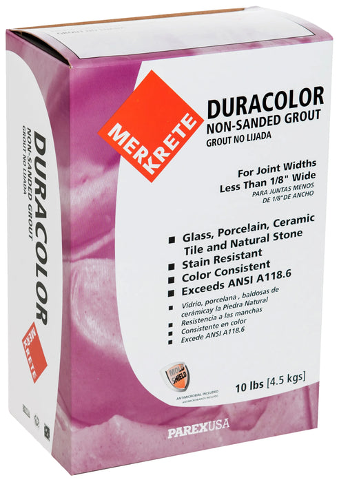 merkrete duracolor non sanded grout for glass, porcelain, ceramic tile and natural stone