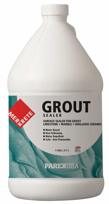 merkrete grout surface sealer for limestone, marble and unglazed ceramic