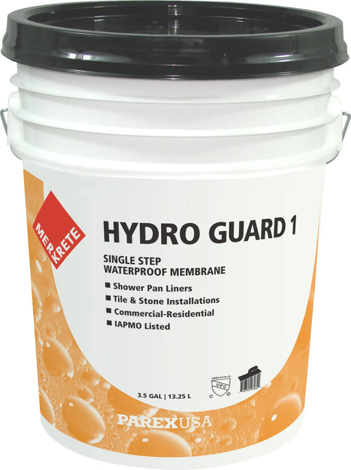 merkrete hydroguard 1 single step waterproof membrane 3.5 gallon