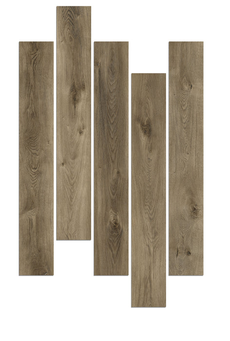 mill creek dark medium brown luxury vinyl plank flooring
