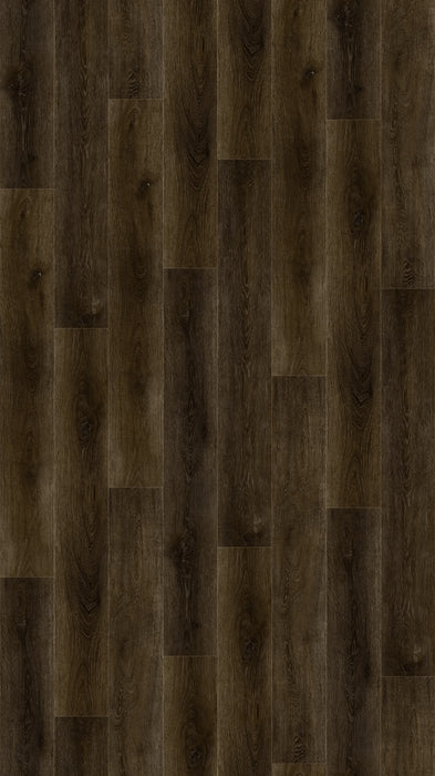 nightfall hills dark brown lvp flooring kitchen