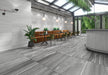 North black porcelain restaurant floor and wall tiles