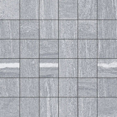 North Mosaic grey tiles wall