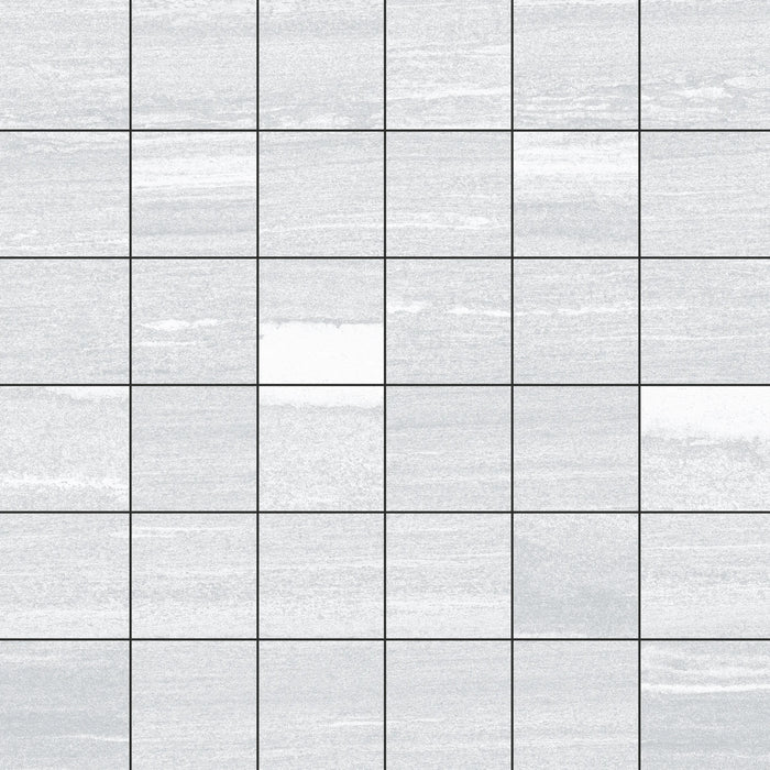 North Mosaic porcelain white tiles wall