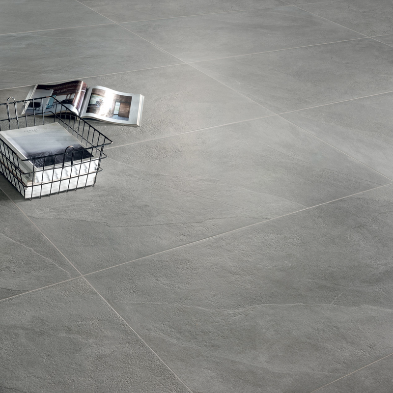 nuances grey living room floor tile