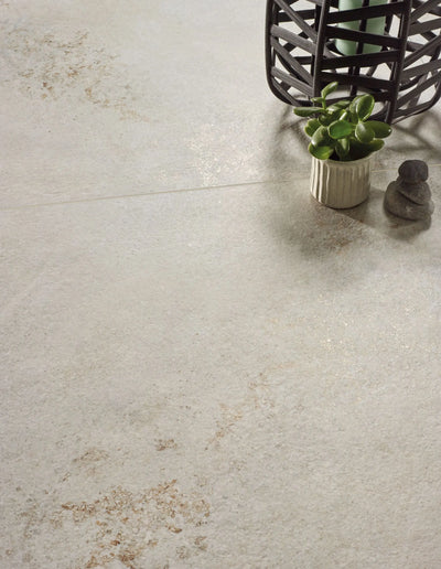 omega white porcelain floor tile