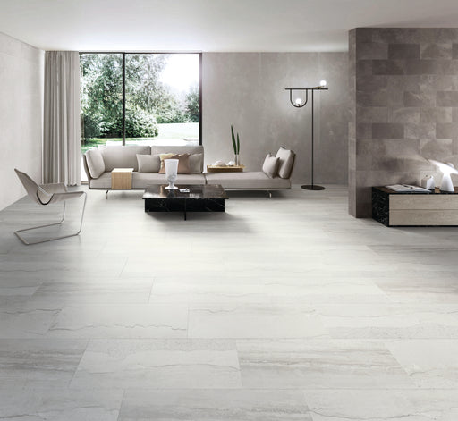 river stone white lvt plank floor tile living room