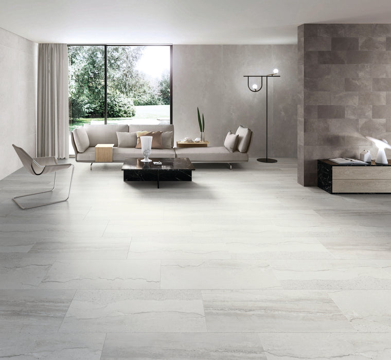 river stone white lvt plank floor tile living room