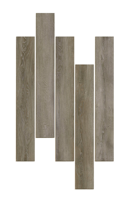 rock ferry grey brown luxury vinyl plank flooring for the kitchen