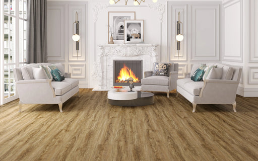 rosemary luxury vinyl plank wooden brown living room