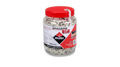 rubi joint spacers 3 millimeters 1000 pieces in a jar