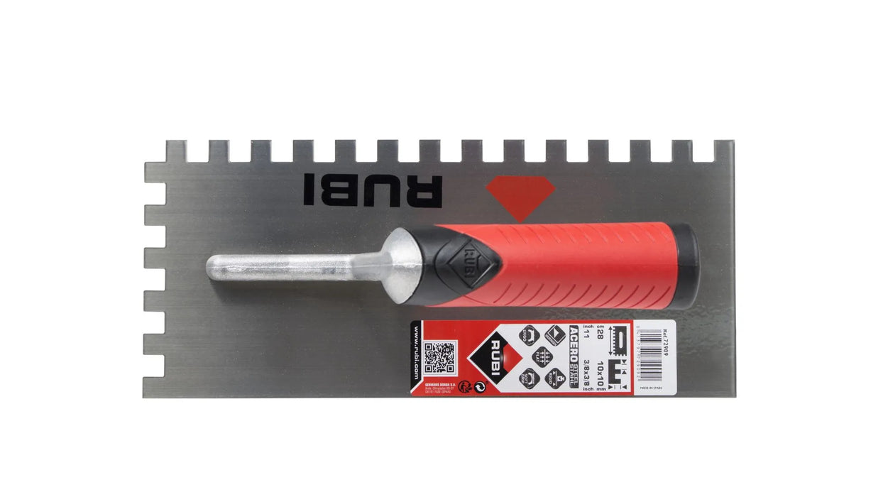 rubi steel notched corrosion protection jagged trowel