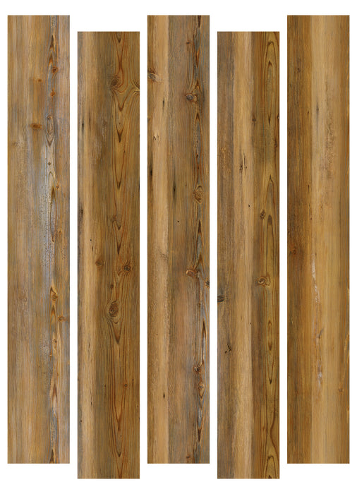 rustic pine lvp flooring brown and grey tones for the kitchen