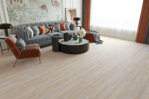 sand dune luxury vinyl plank living room flooring