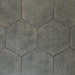 shaded hexagon porcelain bathroom and kitchen floor tile