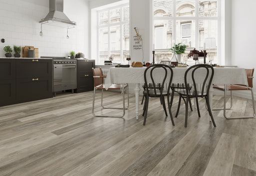 shades of grey luxury vinyl plank flooring kitchen