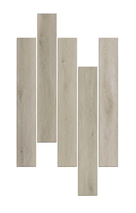smokey creek grey beige 7" x 48" inch luxury vinyl plank flooring