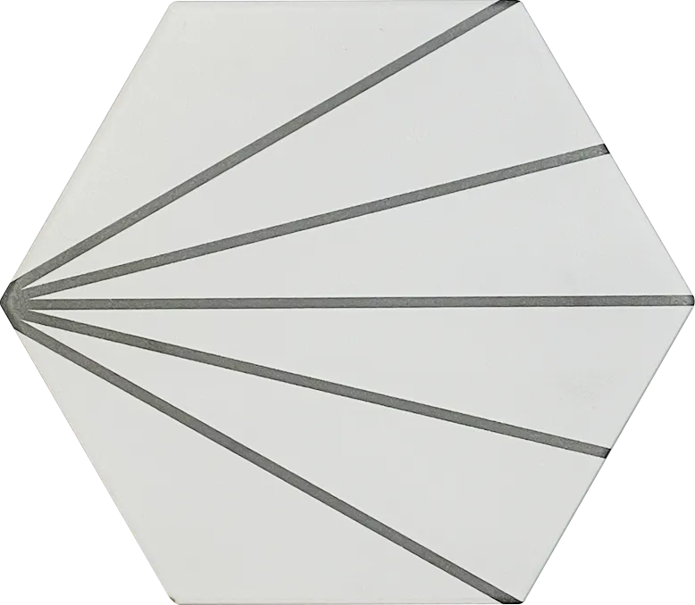 spring hexagon white porcelain floor wall tiles