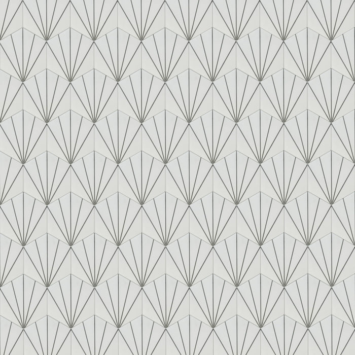 spring hexagon white porcelain bathroom wall tiles