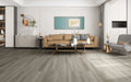 sterling oak grey luxury vinyl plank flooring living room