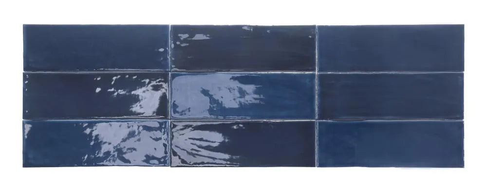 tabarca marino blue ceramic wall tile