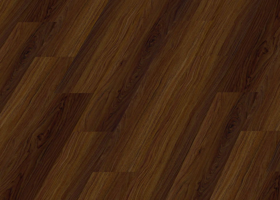 tinted cherry dark brown luxury vinyl plank flooring for the kitchen