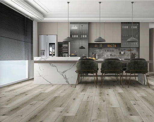 twilight light wood gray lvp flooring kitchen