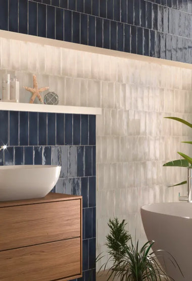 vermont blue navy and pearl bathroom wall tile 