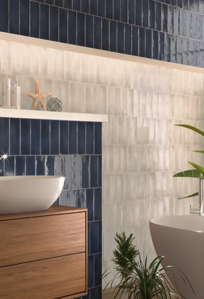 vermont blue navy and pearl bathroom wall tile 