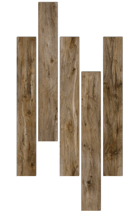 vintage cabin warm brown golden undertone lvp flooring